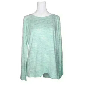 Champion women's Heather mint green pullover long sleeve top size large